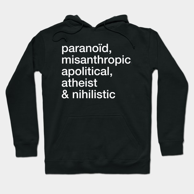 5 words (english version) Hoodie by billisdead